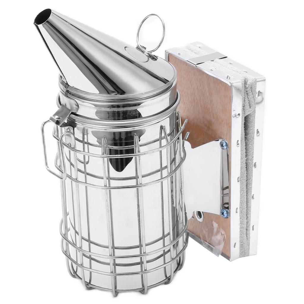 6Pcs/Set Stainless Steel Beehive Smoker Kit Bee Smoker Beekeeping Equipment for Outdoor