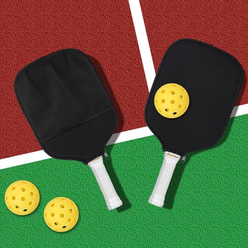 Neoprene Covers Pickleballs Racket Sleeve Waterproofs Paddles Cover Zipper Holder Case Paddles Shoulder Bag Easy to Carry