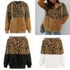 Stylish Women Bear Hooded Jackets With Cozy Fleece And Trendy Leopard Print Design