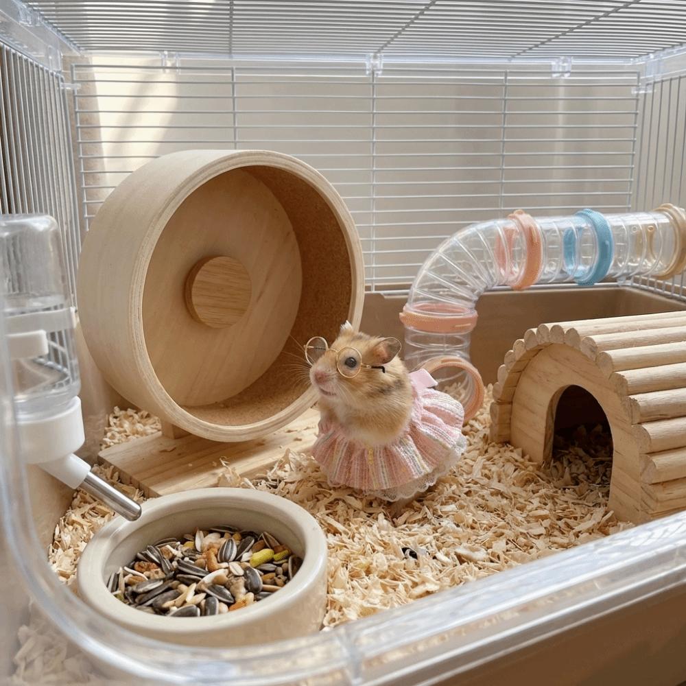 Adorable Hamster Princess Dress Lightweight Pet Suspender Skirt Fancy Rats