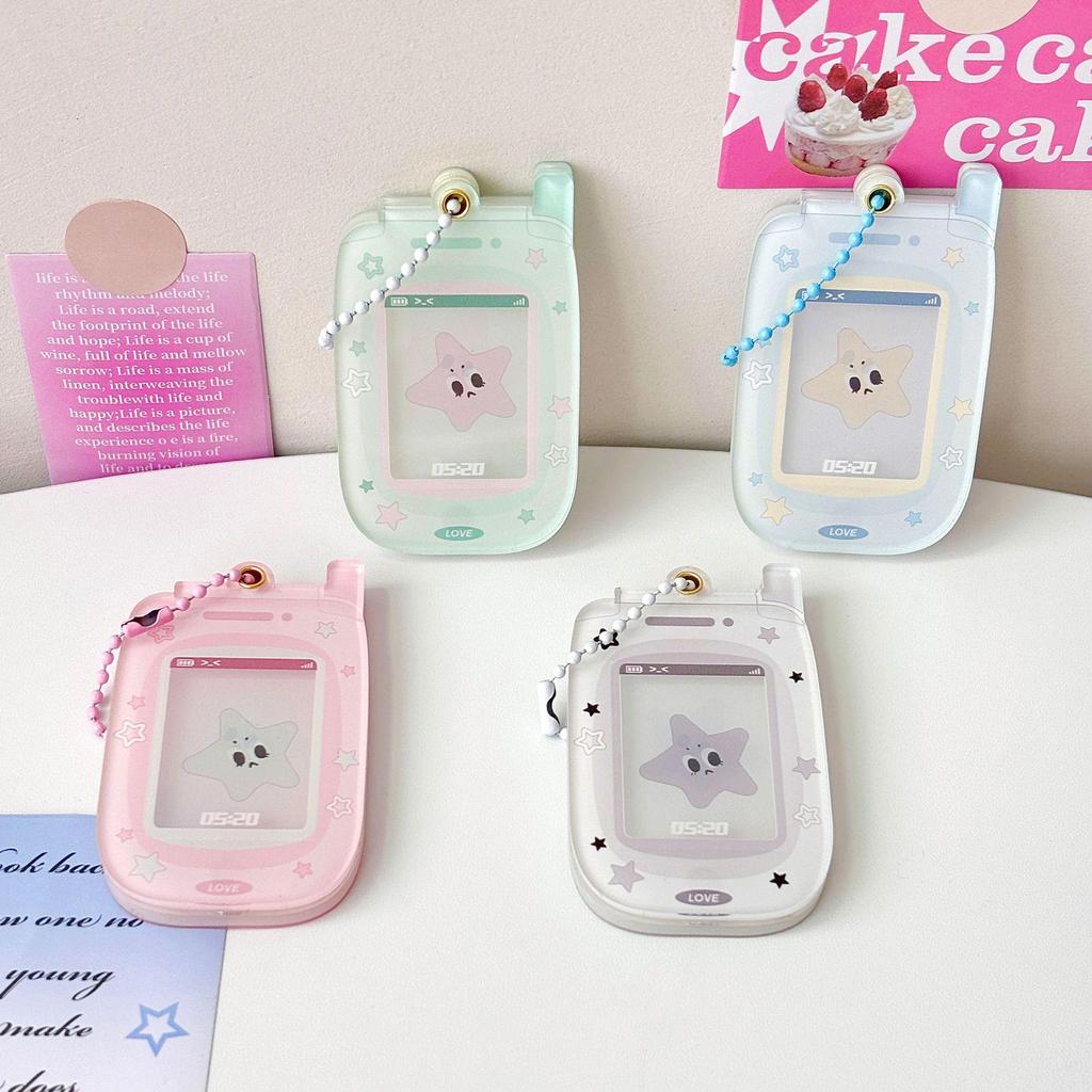 Monvkaka Acrylic Magnetic ID Card Holder with 1-Inch Photo Slot