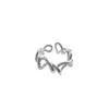 925 Sterling Silver Twisted Wire Aesthetic Rings For Women Engagement Party Jewelry Ladies Accessories Wholesale