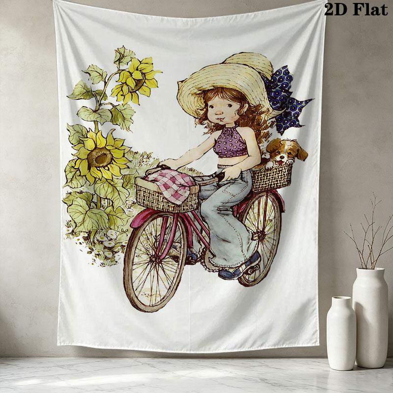 Sarakey Wall Tapestry Aesthetic Wall Hanging Printed Fabric Blanket Decorative Tapestries For Bedroom Living Room Home Decor