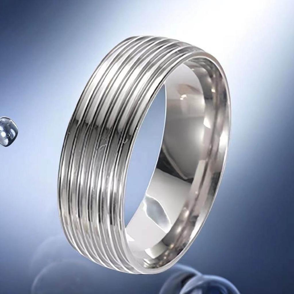 Trendy Stainless Steel Rings Jewelry Set with Various Styles Stylish Rings Perfect for Daily Wear and Thoughtful Gifts