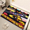 P-PacMan Game Print Area Rug - Soft,Washable Non-Slip Indoor Mat,Living Room,Home Office Decorative Rug