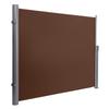 Outdoor Aluminum Alloy Side Pull-Out Sunshade Awning for Sun and Privacy Protection