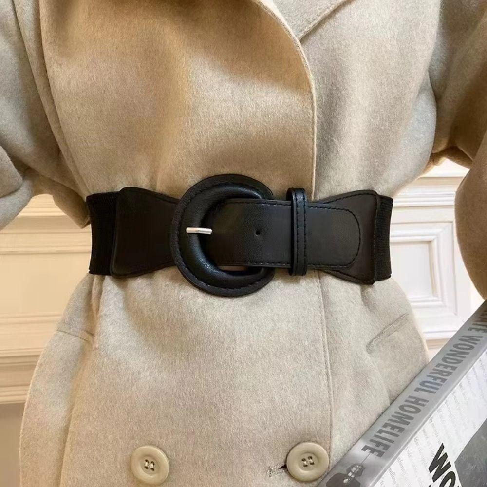 Leather Elastic Cummerbunds Elastic Wide Waist Corset Elegant Corset Belt Ladies