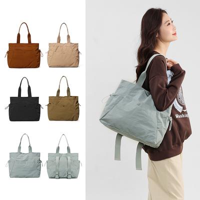 Handtasche Einfarbig Tragetasche Damen Große Kapazität Schultertasche