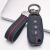 Silicone Key Cover keychain for Ford 3 Button Flip Key, Fits Ford Focus Mondeo Fiesta Ranger Escape Transit Tourneo Everest, Shockproof Key Fob Holder