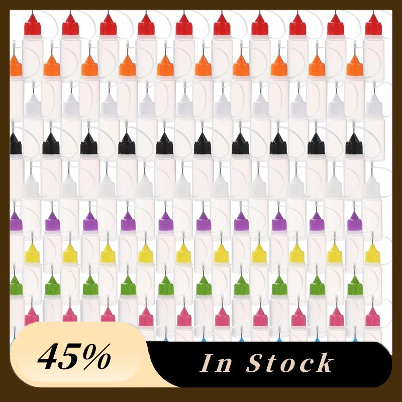 

A60zfor Liquid Oil DIY, Quilting, Acrylic Painting- Precision Tip Applicators(100Pcs), 10 Ml/0.34 Oz Mini Applicator Bottlesmay