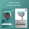 Black Adjustable Shower Head With 3 Modes Large Flow Shower Head High Pressure Water Saving Shower Faucet Bathroom Accessories