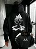 Dragon Ball Men's Hoodie Majin Vegeta Anime Fleece Sweatshirt High Quality Warm Pullover For Autumn Winter Women And Men Hoodies