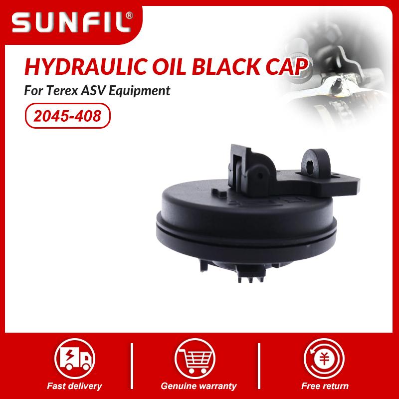 Locking Hydraulic Oil Black Cap 2045-408 For Terex ASV Equipment