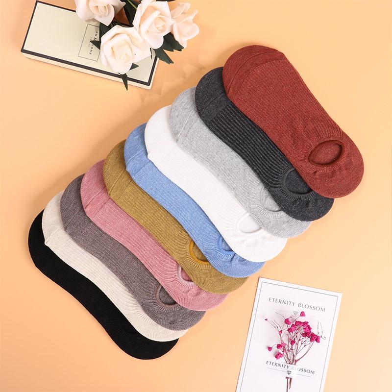 Invisible Court Femme Hanorac Vara Confortabil Bumbac Bambus Fata Femei Sosete Barca