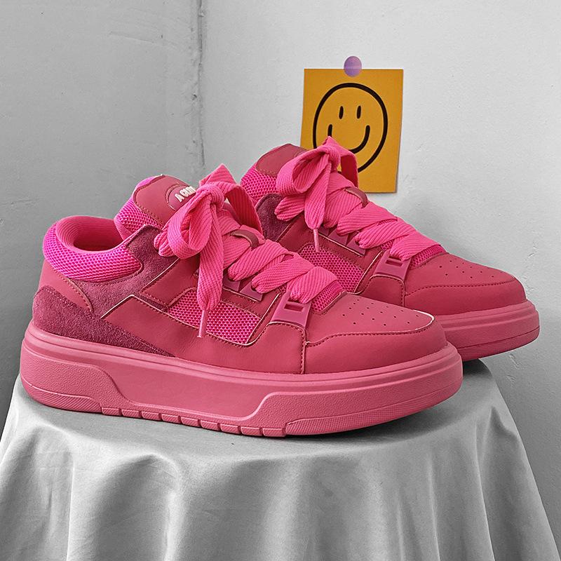 

Мужские дышащие кеды на платформе, мужская обувь McQueen, повседневная обувь, спортивная обувь, модные классические ретро хлебные туфли 44