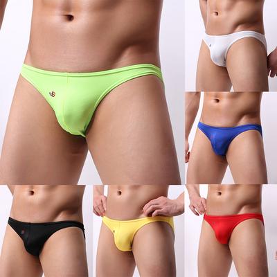Erkekler Seksi İç Giyim Mektup Renk Şort Bulge Kese Külot