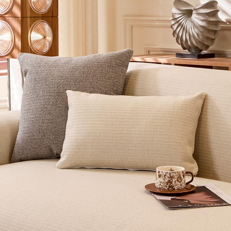 Solid Color Simple Fashionable Sofa Cover Four Seasons Universal Anti Slip Sofa Cushion Sofa Cover Non Slip for Living Room