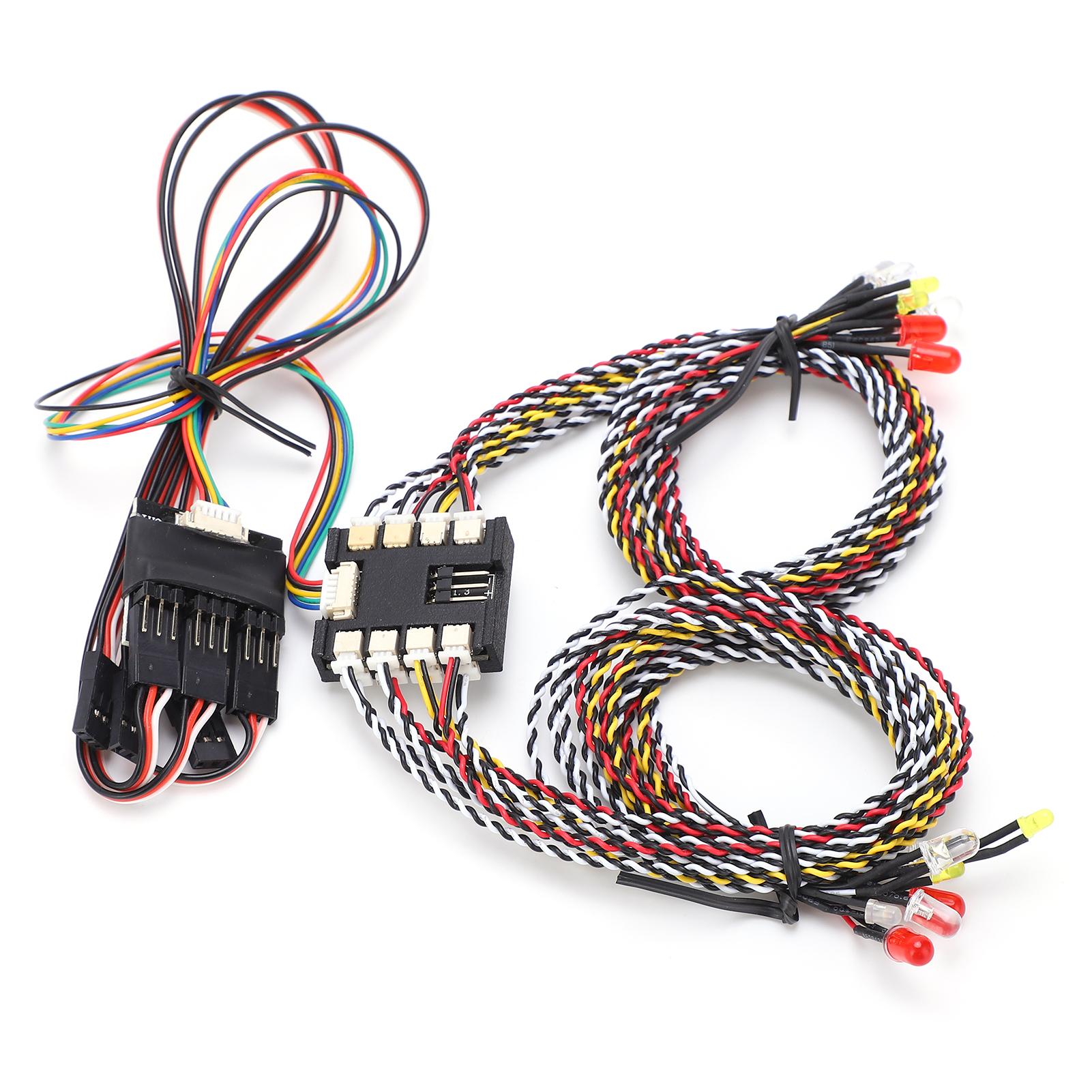 

16-світлодіодна система освітлення Передній Задній Зв язаний Група ламп Поворотник для RC Моделі Гусеничного Автомобіля