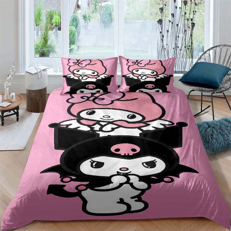 Cartoon My Melody Soft and Comfortable Duvet Cover, Children's Bedding Set Gift, Extra Large Size, Multiple Sizes Available.