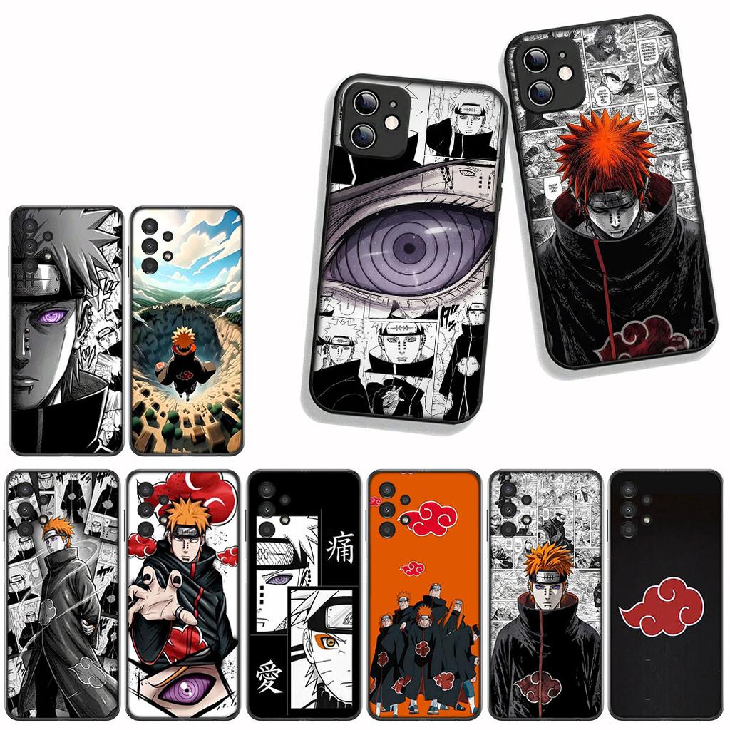 for Xiaomi Redmi Note 14 12 13 ProPlus A3 Pro Plus 12C 13C 14C 5G Phone Cover Case Pain Narutos Akatsuki Comics