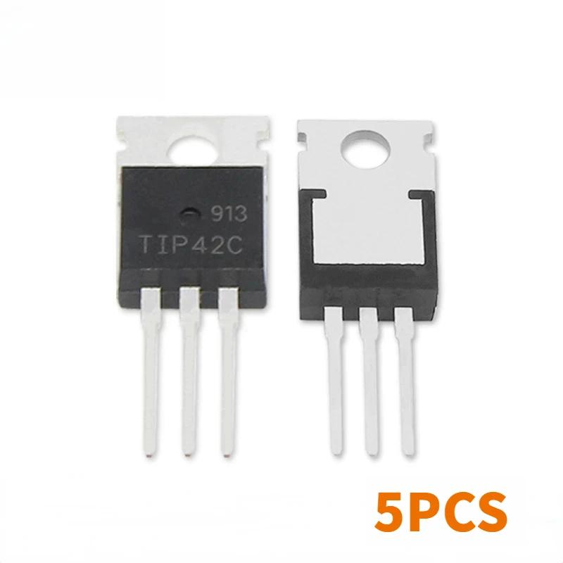 5/10PCS TO-220 Transistor TIP41C TIP42C 100V 6A NPN Transistors TIP41 TIP42