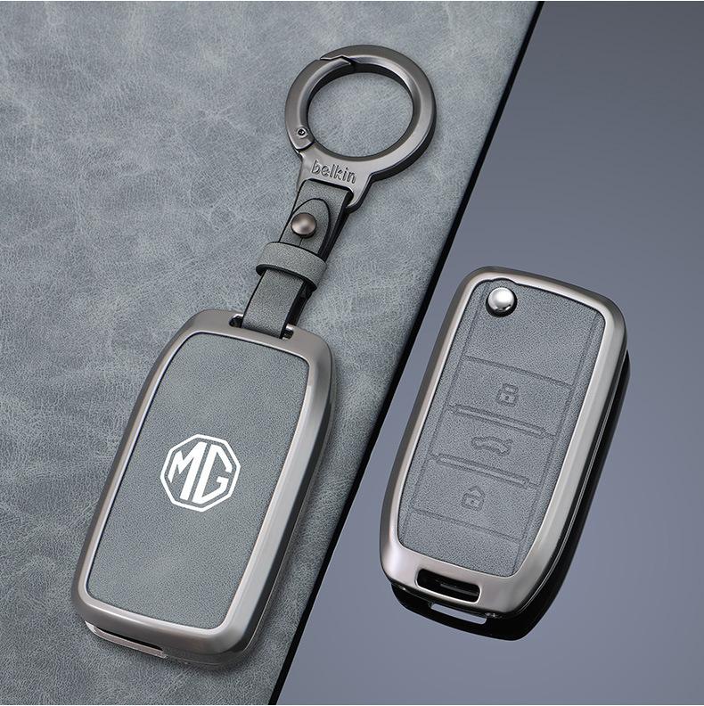 Zinc Alloy Car Remote Key Cover Case Auto Accessories For MG MG5 ZS GT GS MG3 MG6 MG7 EZS HS EHS ZS EV For Roewe RX5 Remote Xya8