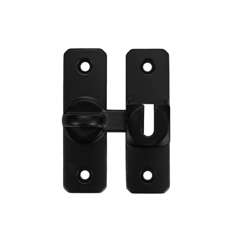Solid Aluminum Multi-Angle No-Drill Anti-Theft Door Latch Bolt