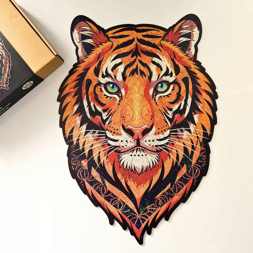 Wooden Puzzle Wild Tiger Large XXL Puzzle Gift For Adults 470
