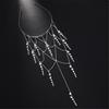 Tassels Headdress for Women Crystal Bohemian Tiaras Wedding Party Accessories Flapper Flapper Roleplaying Hair Jewelry
