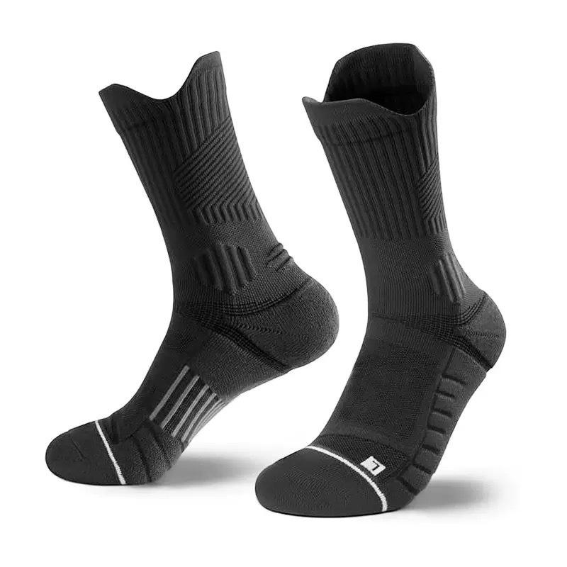 Pro Performance Basketball Socks High Top Cushioned Terry Athletic Socks for Men Women, Extra Large Long Tube Running Socks