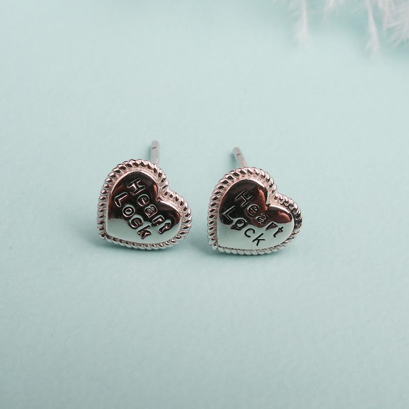 Hochwertige Ohrringe, herzförmige Liebesbrief-Ohrringe, neue trendige Sommer-Ohrringe für Damen
