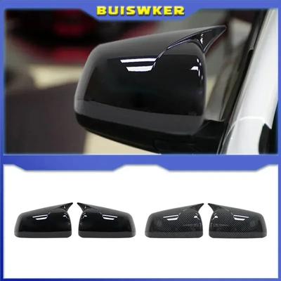 Für Mitsubishi Lancer X 10 EX EVO 2013-2016 Autoaufkleber Rückspiegelabdeckung Flügelkappe Außen Rückansicht Gehäuse Zierleiste