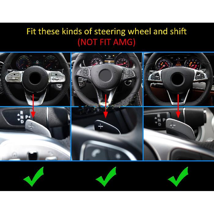 ABS Steering Wheel Shift Paddle For Mercedes Benz A B C E G GLS GLC GLA SLC Class GLA CLS CLA W222 W213 205 X222 Paddle Shifters