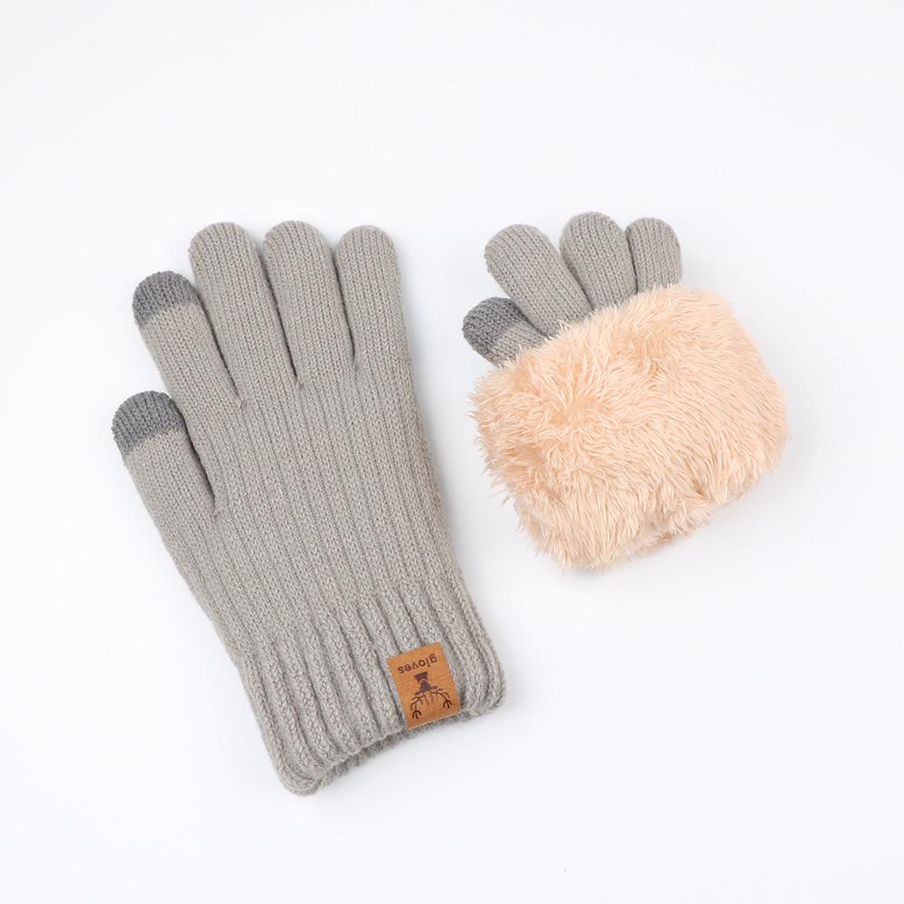 

Men s Thick Fleece Lined Touchscreen Winter Gloves One Size