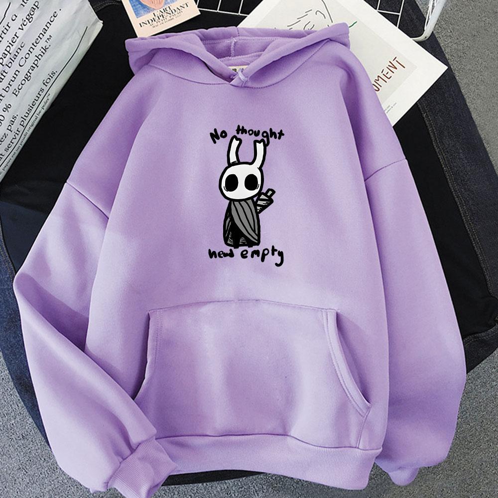 Hollow Knight New Hoodie Cute Graphic Printing Letter Sweatshirt Cartoon Autumn/Winter Clothing Unisex  Pullovers