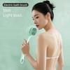 Two Speed Electric Shower Brush with Detachable Heads Electric Body Brush Back Scrubber with 4 Brush Heads Easy to Use