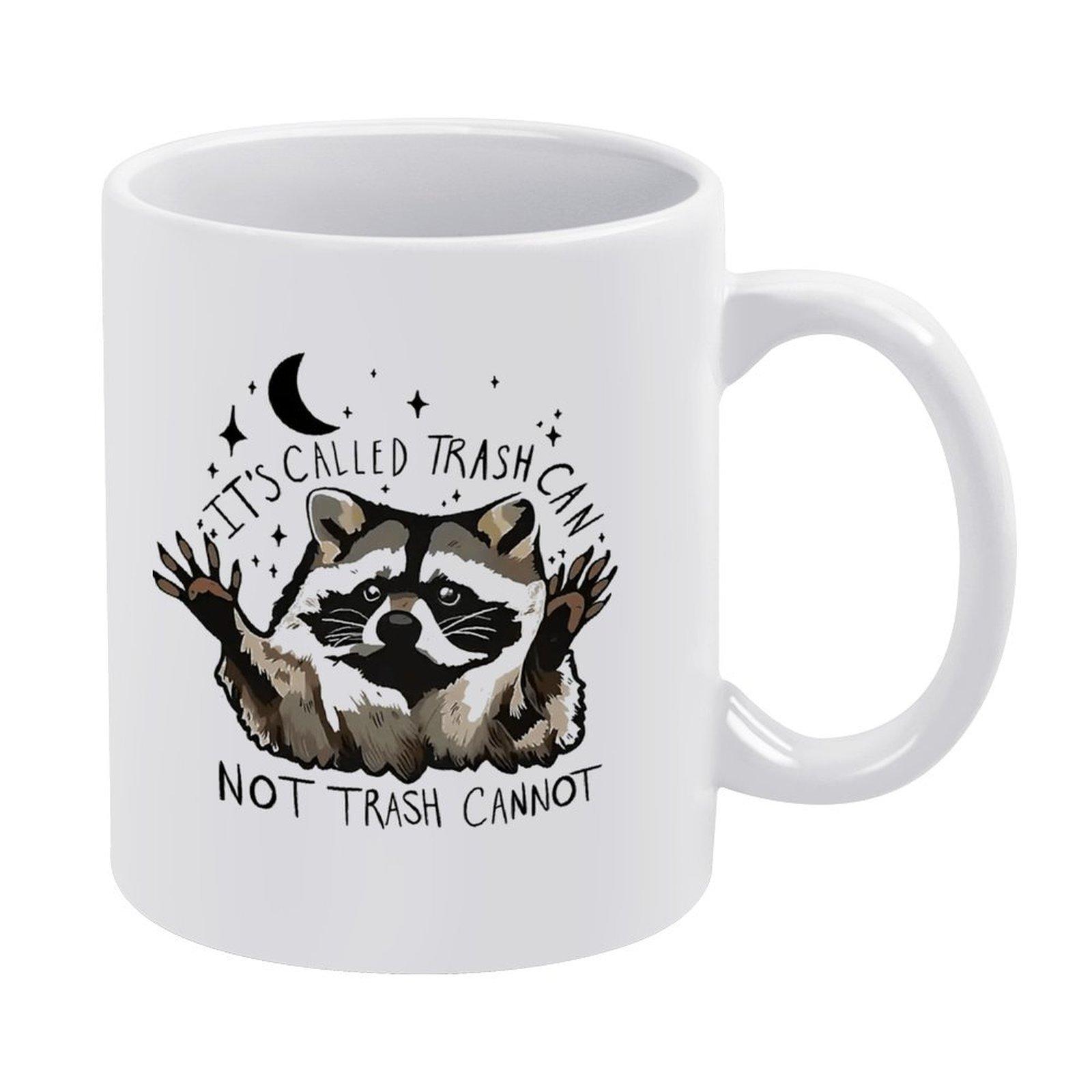 

1 шт. 11 унций Белая кофейная кружка, Керамическая чашка с двусторонней печатью, Термостойкая, Можно мыть в посудомоечной машине, Идеальный подарок для дома или офиса для любителей кофе белый