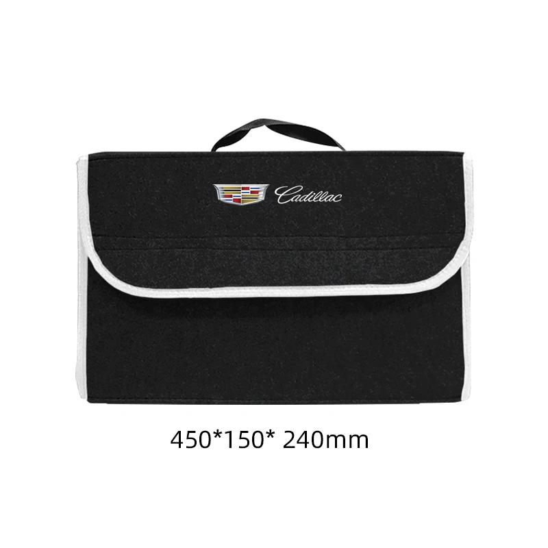 Samochodowy organizer do bagażnika Składany pojemnik do przechowywania i porządkowania z logo Cadillac CT4 CT5 XT5 XT6 XTS ATS-L Akcesoria