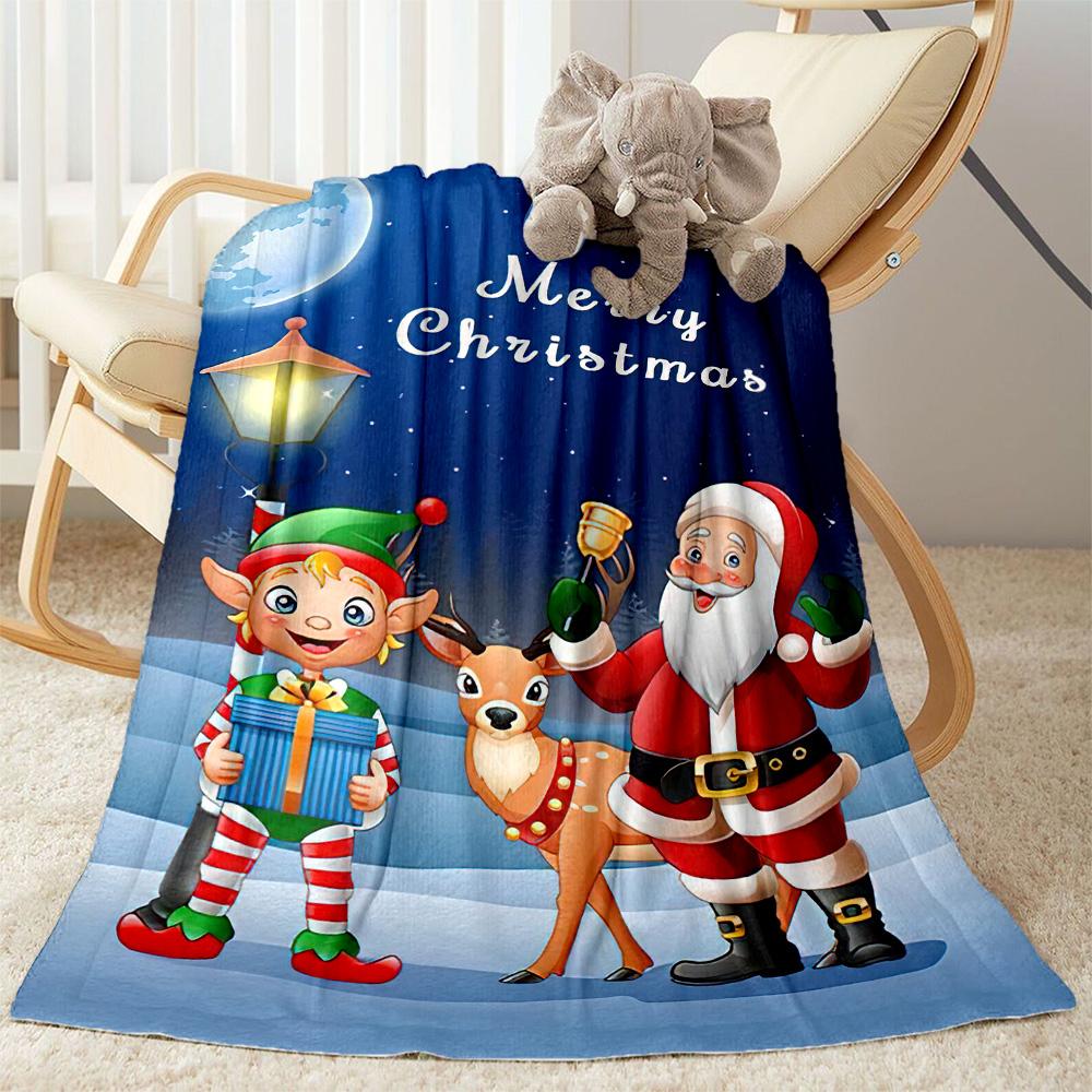 Christmas 257 Blanket Durable Comfort Great for Bed Bedding Office All-Season Use Modern Unique Gift for Family and Friends Camping