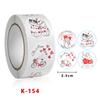 500pcs Valentine's Day Sticker I LOVE YOU Heart Shape With Heart Paper Thank You Sticker Snowflake Label Gift Box Decoratio