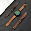 No Gap Leather Strap for Samsung Galaxy Watch 7 6 5 4 40mm 44mm 6Classic 43mm 47mm Watchband Bracelet for Galaxy Watch 5Pro 45mm