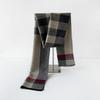Men's Thermal Scarf Autumn and Winter Thickened Wool Scarf Simple Trend Plaid Imitation Cashmere Shawl
