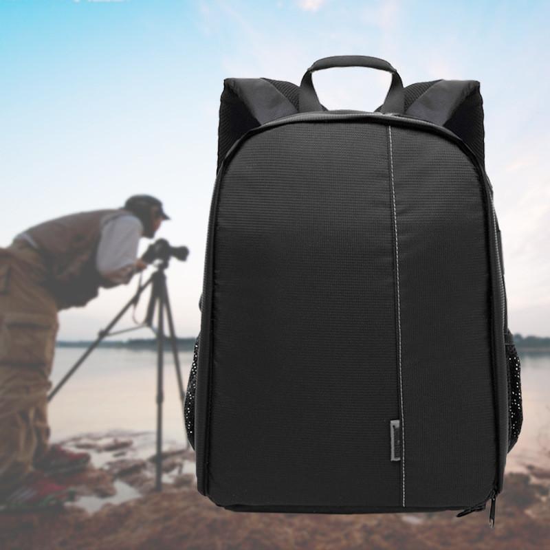 Dslr Backpack Camera Shoulder Bag Anti Splashing Water Breathable Wear Resistant