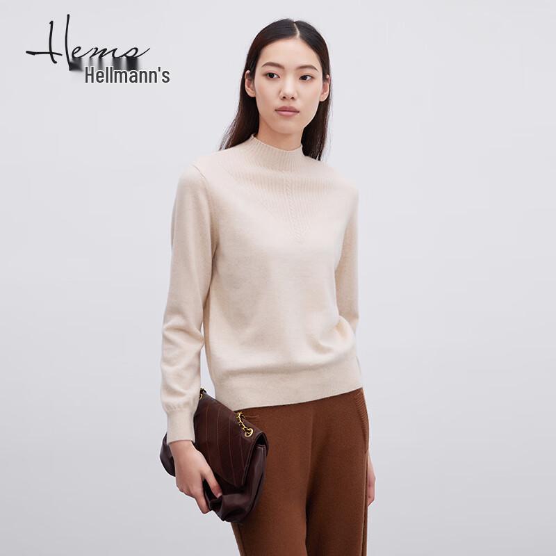 Haiermansi Women's 230J9D71 Cashmere Semi-High Neck Pullover