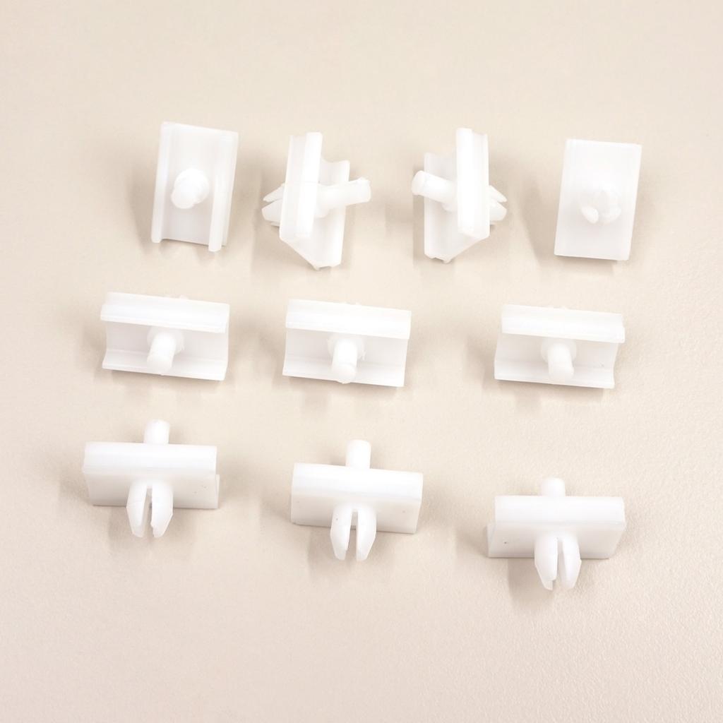 ECF5076 10 Pieces Door Body Trim Moulding Clamp Clips for BMW 5 Series E34 Alpina B10 1987-1995 4/5 Door 51131946258