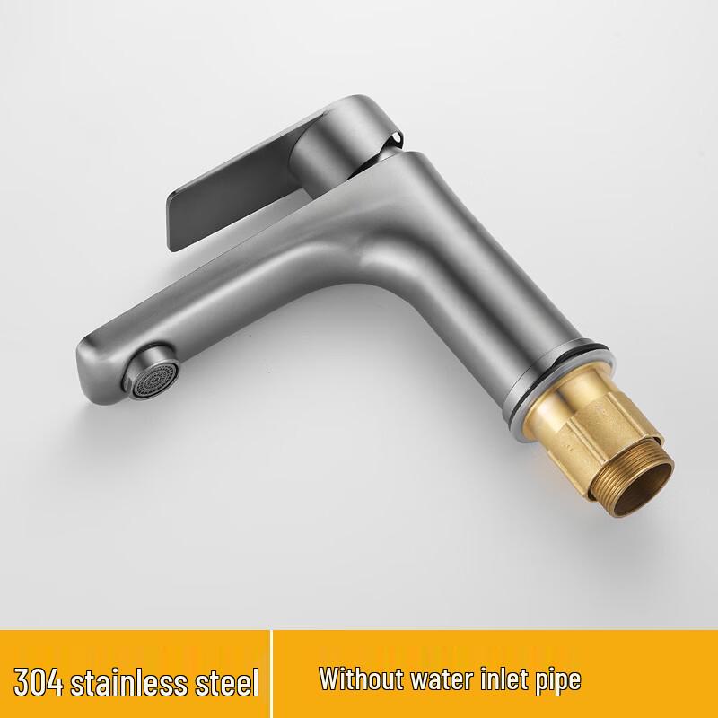 TLXT Stainless Steel Bathroom Basin Mixer Faucet