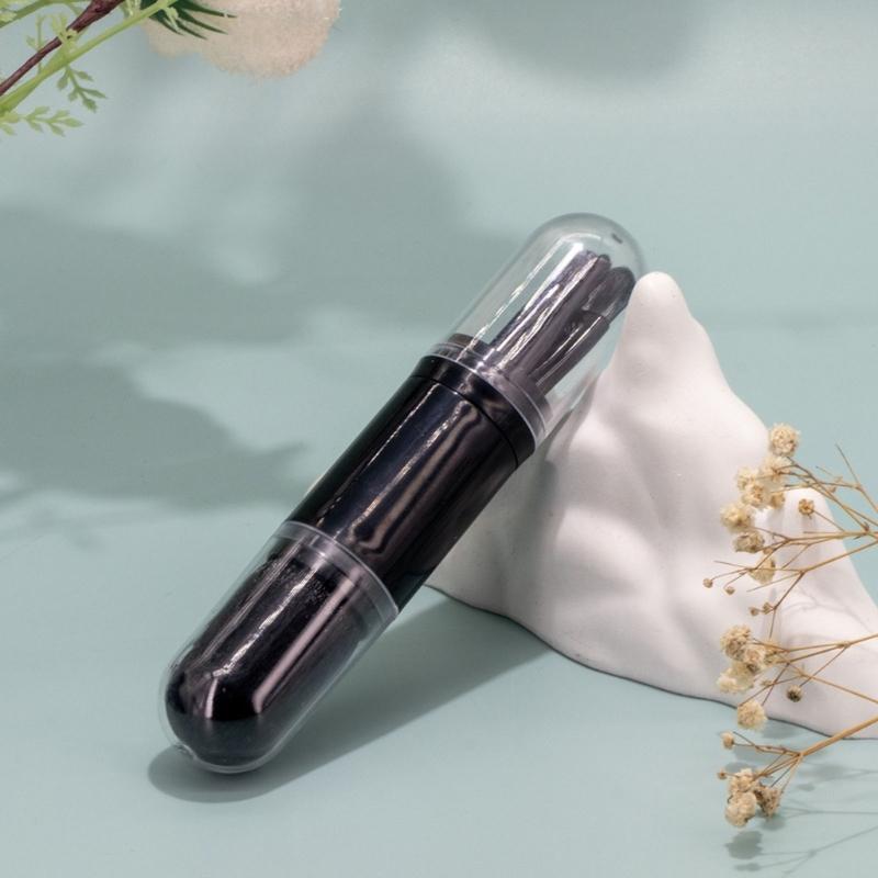 Multi Functional 4 in 1 Makeup Brush with Soft Bristles for Gentle Face Care for Travel or Home Cosmetic Beauty Needs