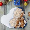 Festive Countertop Storage Box Christmas Serving Tray with Airtight Lid, Decorative PP Food Organizer, Living Room Container Moisture Proof
