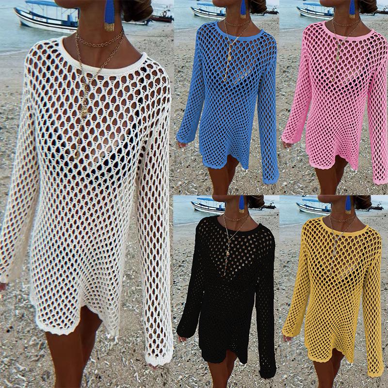 Bamboo Cotton Loose Beach Cardigan - Sun Protection Cover-Up