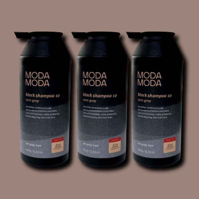 MODA Zero Gray Black Shampoo 10 300g x 3 (38036234)